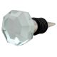 Silver Flat Octagon Dresser Glass Wine Stopper Online